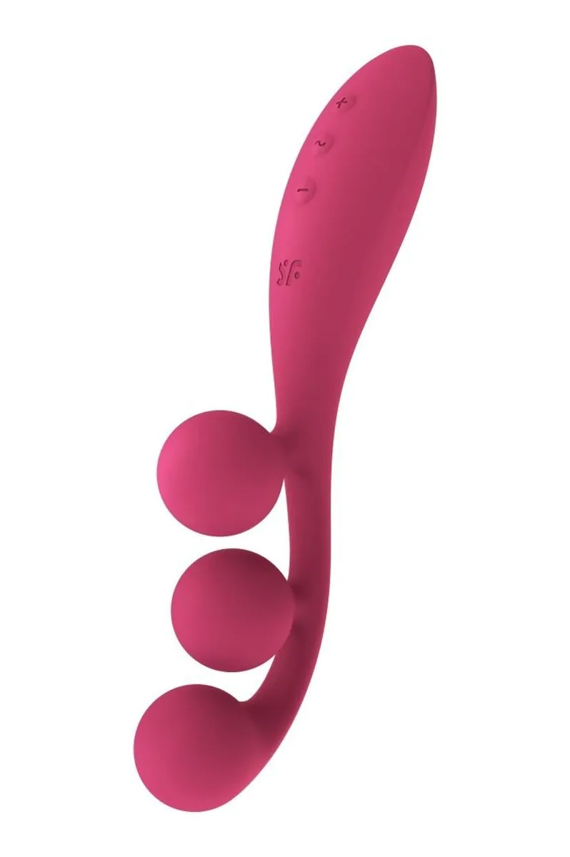 Satisfyer Masażer Tri BallRed