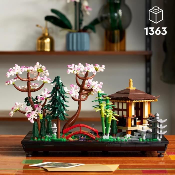 LEGO® Icons 10315 O Jardim Tranquilo, Kit de Jardinagem Botânica Zen para Adultos, Presente para Mulheres e Homens
