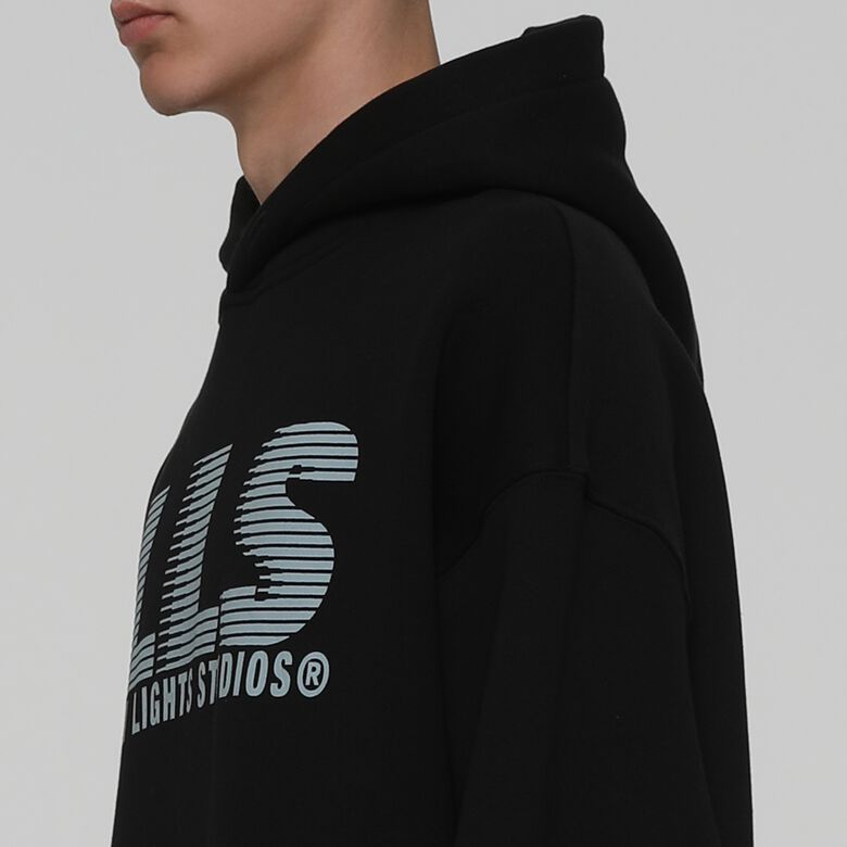 Hoodie met strepen