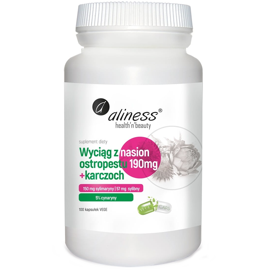 Aliness Milk Thistle Seed Extract + Artichoke