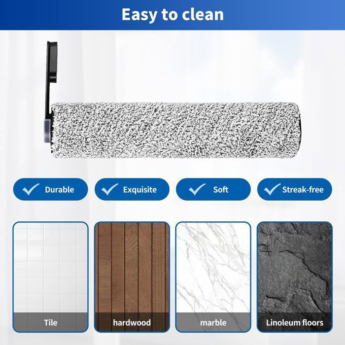 Repuestos para la aspiradora inalámbrica Tineco Floor ONE S5/Floor One S5 Pro 2: 3 cepillos giratorios, 3 filtros HEPA.