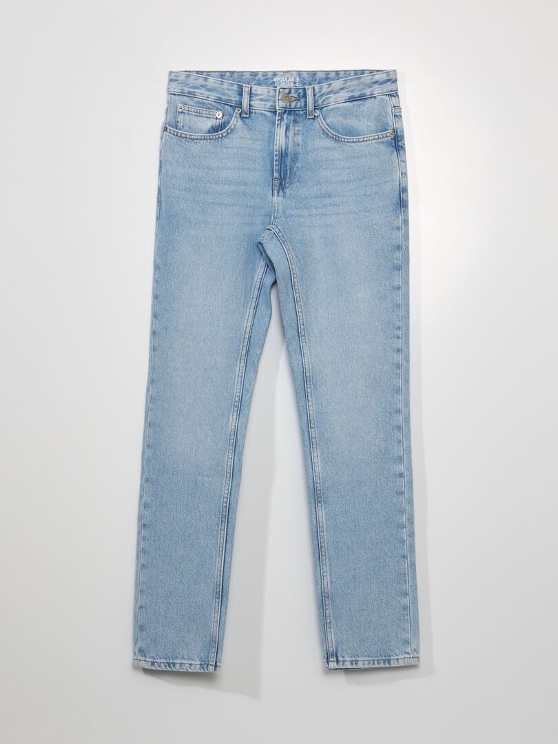 Calça jeans reta - L32 - AZUL