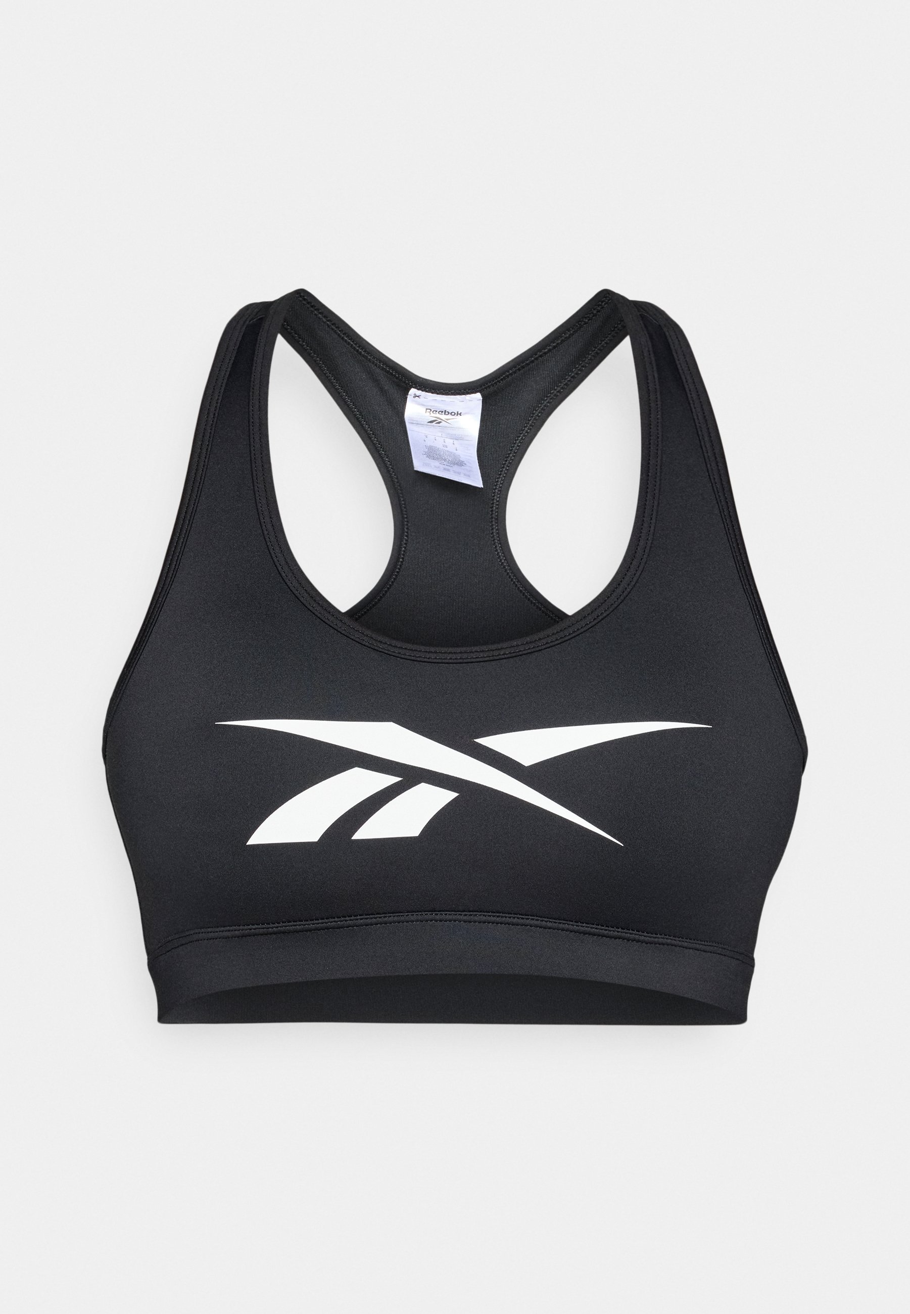 Reggiseno sportivo Reebok TRAIN RACERBACK - Supporto medio - nero