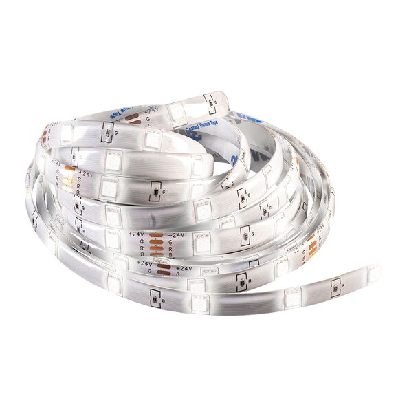 RGB LED flex strip, including remote control, 3 m