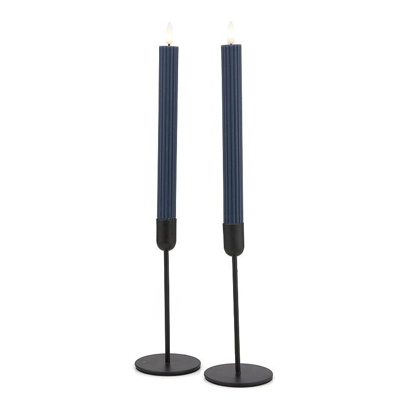 Vie Selected Crown-lampor 2-pack 24 cm LED-spår djupblå