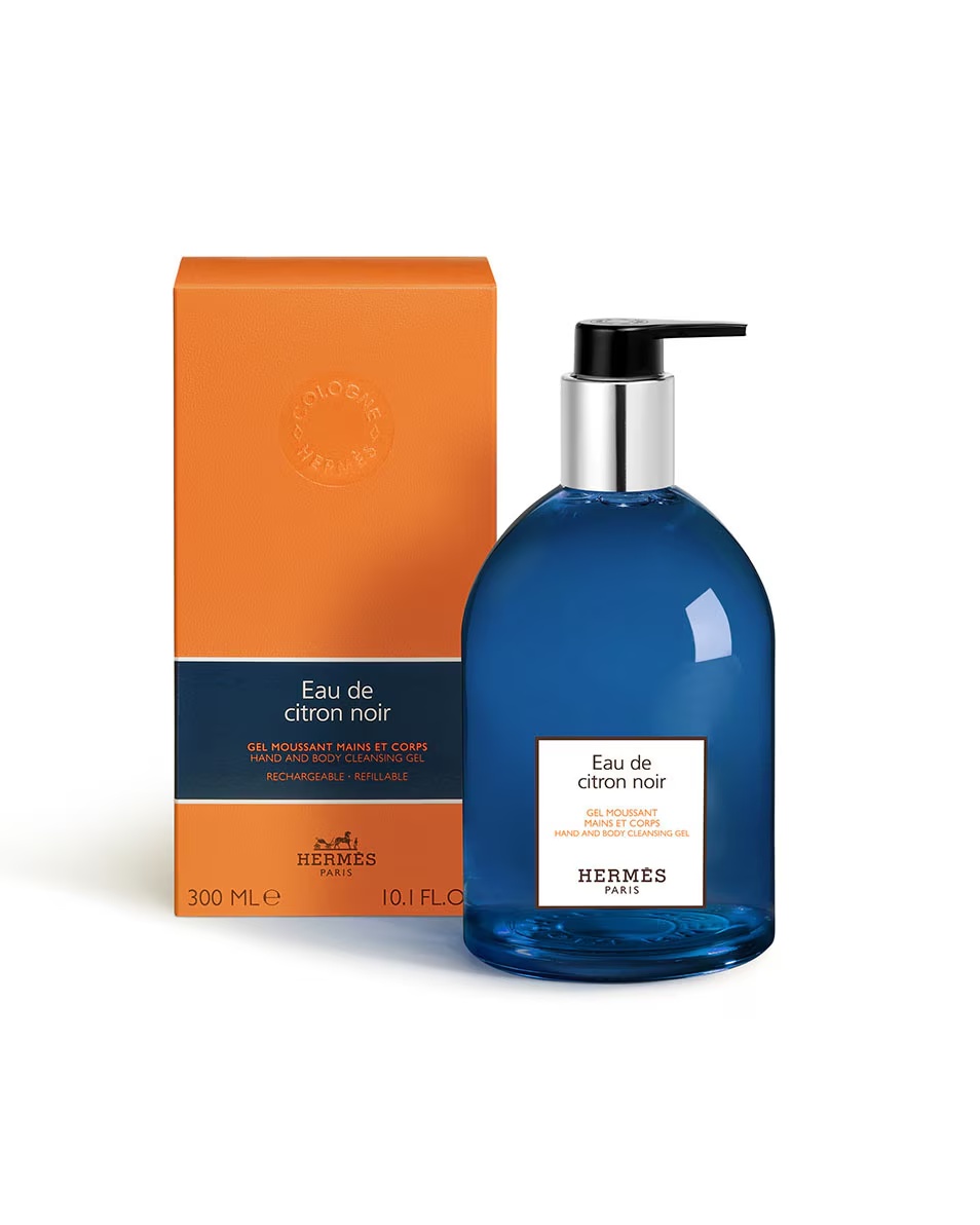 HERMÈS Le Bain Apa de citron noir, gel spumant pentru mâini și corp