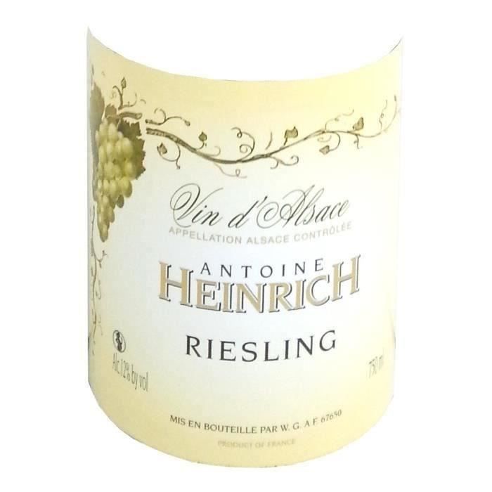 Elsässer Weißwein - HEINRICH Riesling - AOC - 75 cl 2024