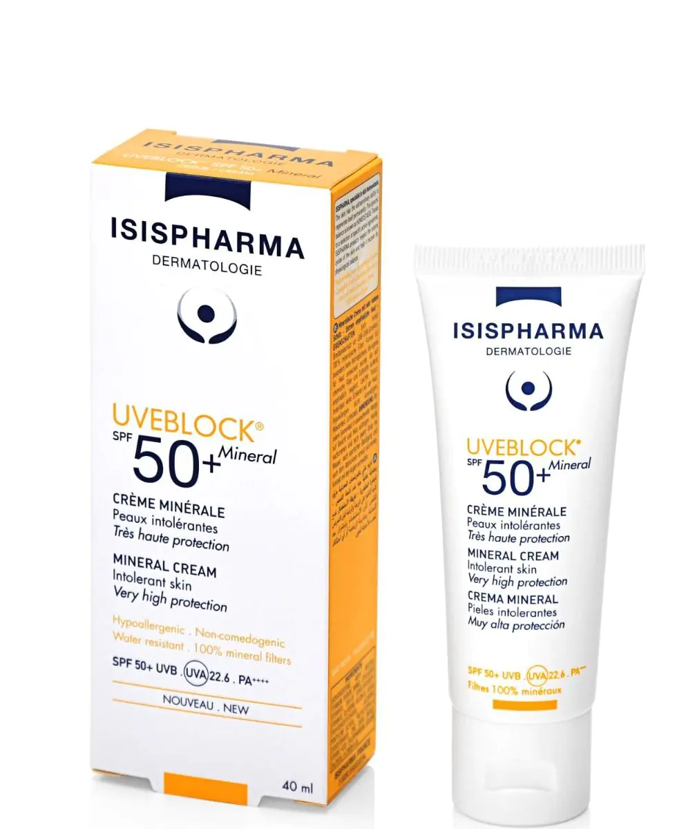 Isispharma Uveblock SPF50+ - Krem mineralny40ml