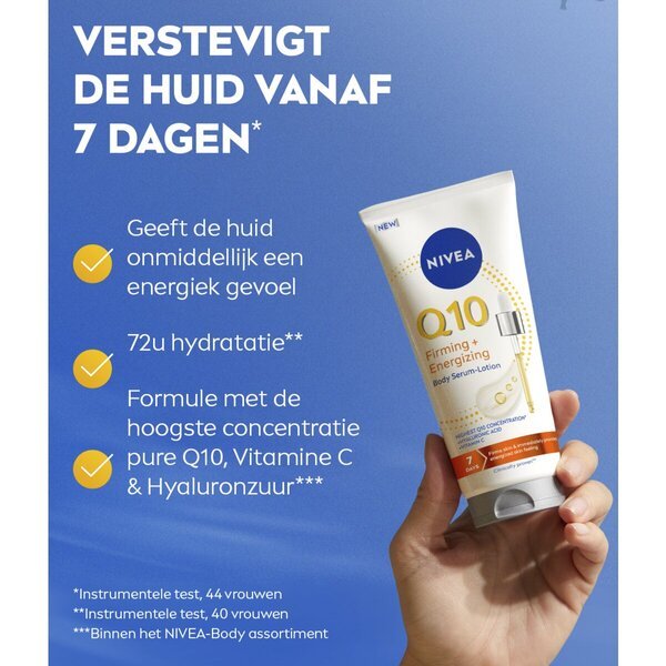 NIVEA Q10 учвршћујући и енергизирајући серум за тело 200 мл
