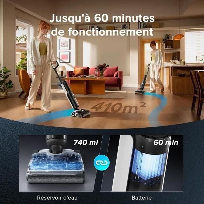 ROBOROCK F25 ACE - Aspirateur Laveur sans Fil - 20 000 Pa - Tout-en-Un pour sols durs - Zéro enchevêtrement - Séchage Rapide à 90 °C