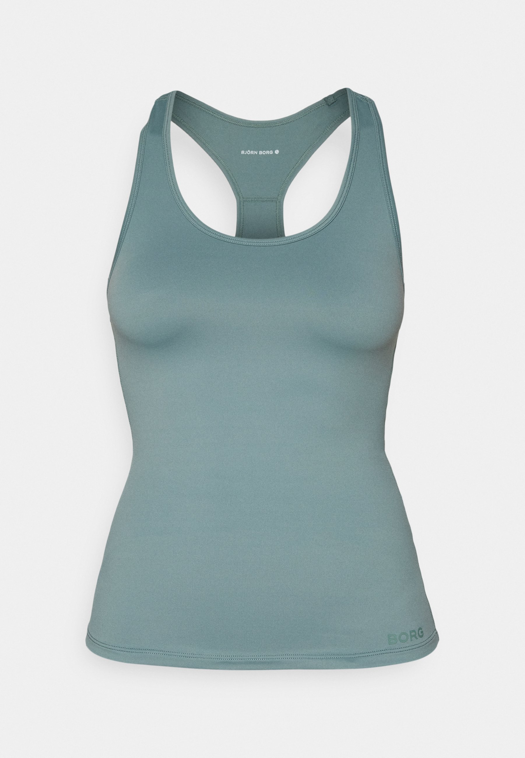 Björn Borg SOFT RACERBACK TANK - Top - verde bálsamo