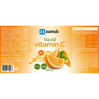 Zumub pomerančový tekutý vitamín C 200 ml 200 ml