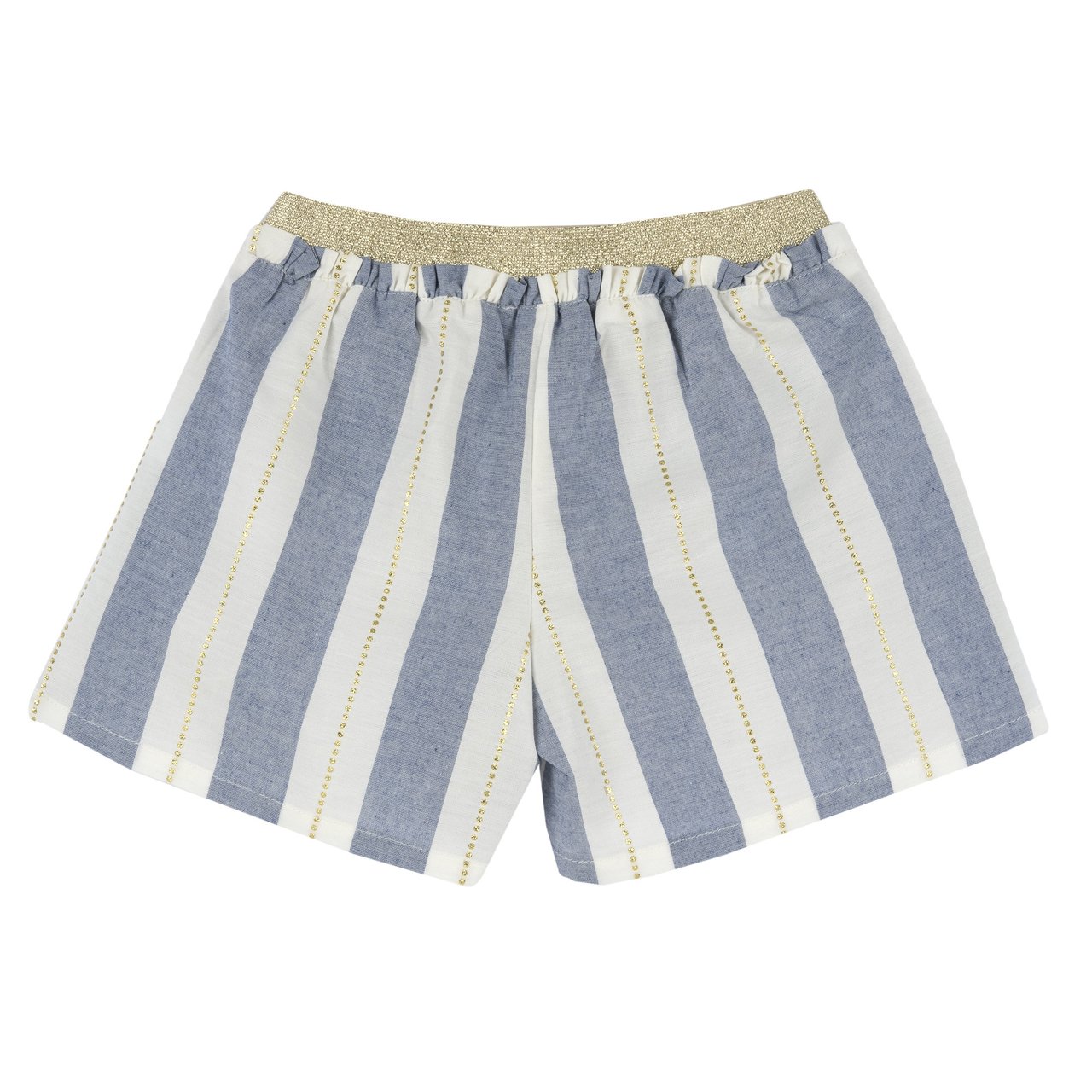 Short à rayures pailletées