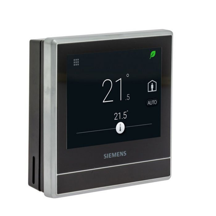 Termostato de ambiente - SIEMENS - RDS110 - Con cable, sin pilas - Conectado - Programable