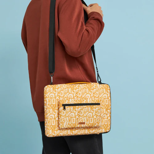 Cabaia Eurorennes Laptop Sleeve, 15/16 inch Ochre Laptop Sleeve
