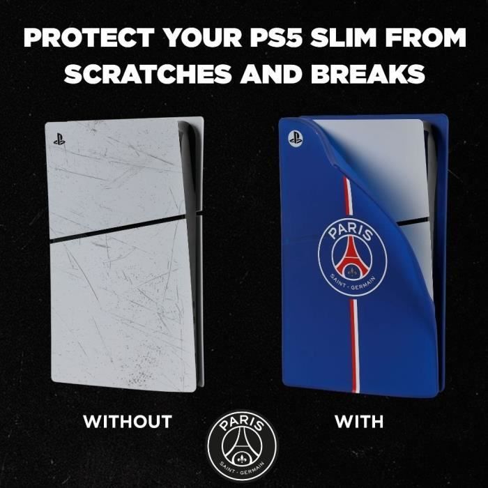 Cover protettiva - KONIX - PSG - PS5 Slim - Silicone - Antiurto - Antigraffio - Blu