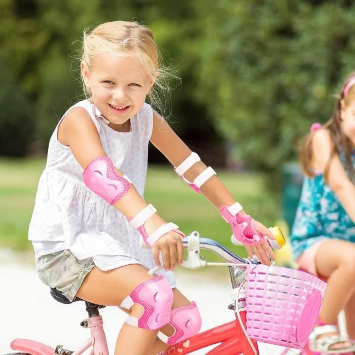 Conjunto de protección para patinaje infantil: rodilleras, coderas y muñequeras para niños de 6 a 16 años, equipo de protección 3 en 1.