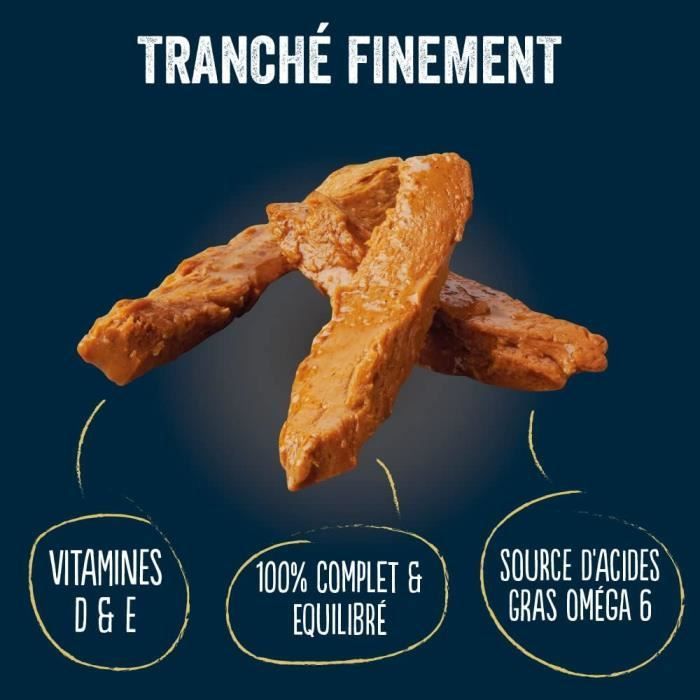 Nourriture humide pour chat - FELIX - Succulent Grill - Poulet, Bœuf, Saumon, Thon - 80 sachets