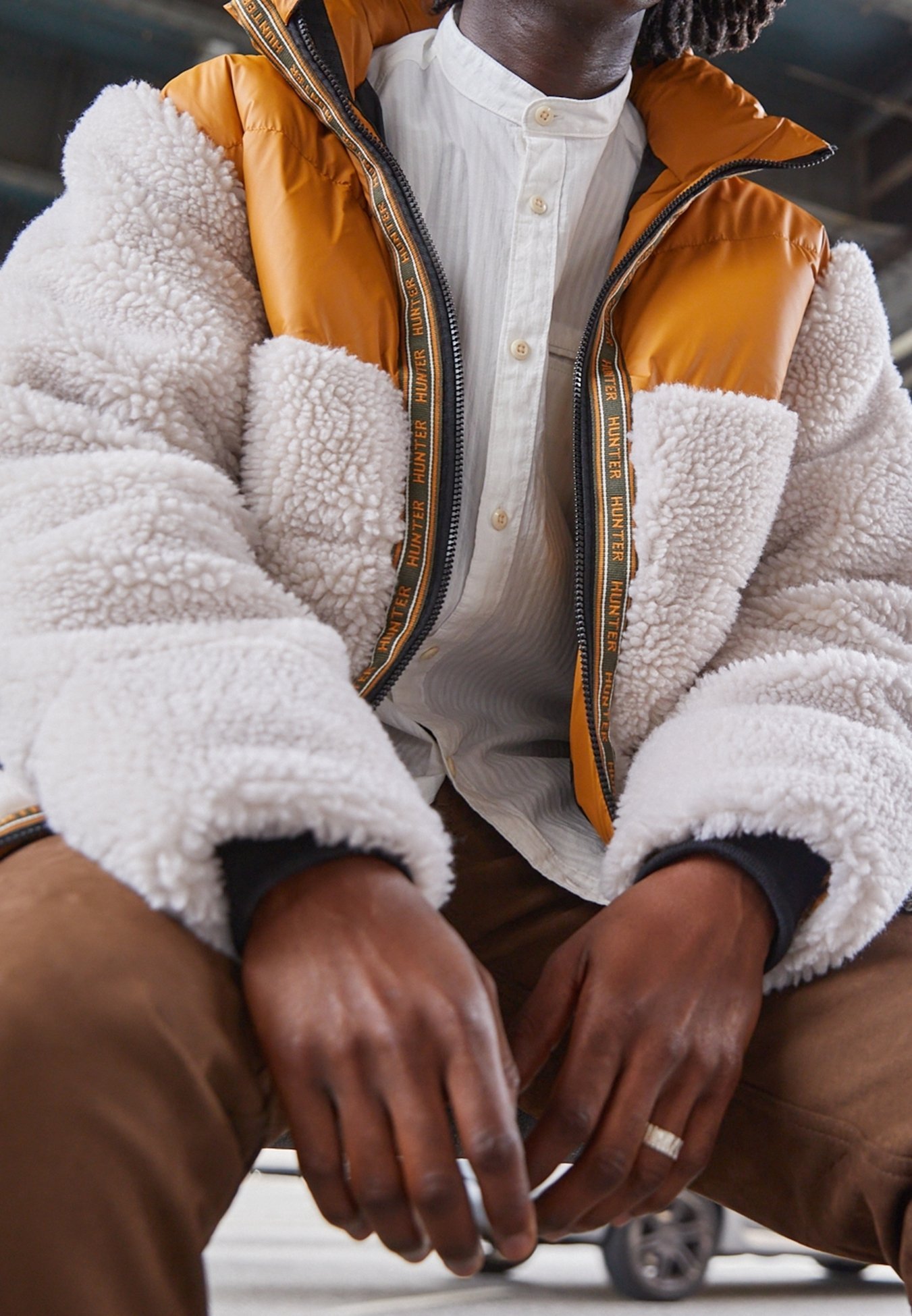 Hunter ORIGINAL Winterjacke - beige