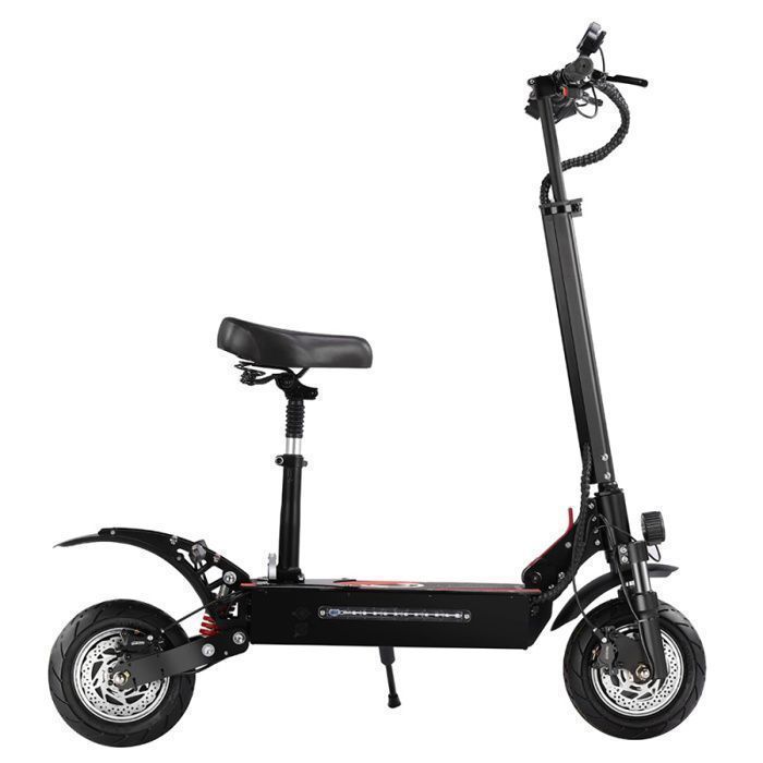 Monopattino elettrico BOYUEDA Q7 Pro - 2 motori da 1600 W - Batteria da 52 V 19 Ah - Pneumatici da 10 pollici - Autonomia di 70 km - Controllo tramite app