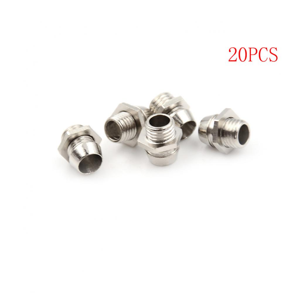 Nye 20 stk/parti 3 mm LED-lyslampe med diodebeslag, lampebaseholder, rund krommetalldeksel, engros