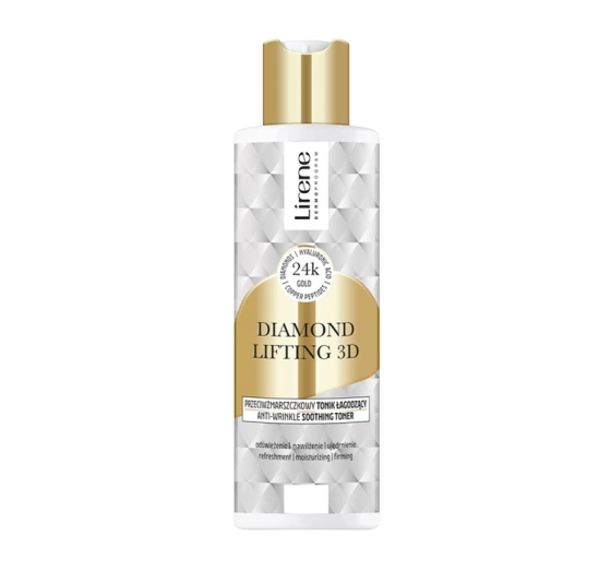 Lirene Dermoprogram Diamentowy Lifting 3D tonik łagodzący 200 ml