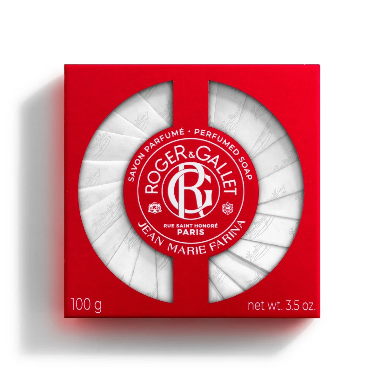 ROGER & GALLET R&G Jean Marie Farina Jabón en caja 3 piezas 100 g Gel limpiador para rostro y cuerpo