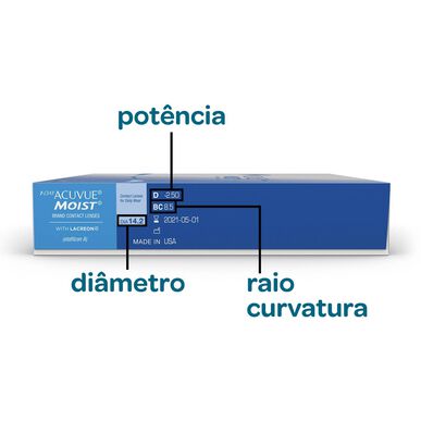 Kontaktní čočky Acuvue 1 Day Acuvue Moist pro astigmatismus 30 nebo 90 jednotek