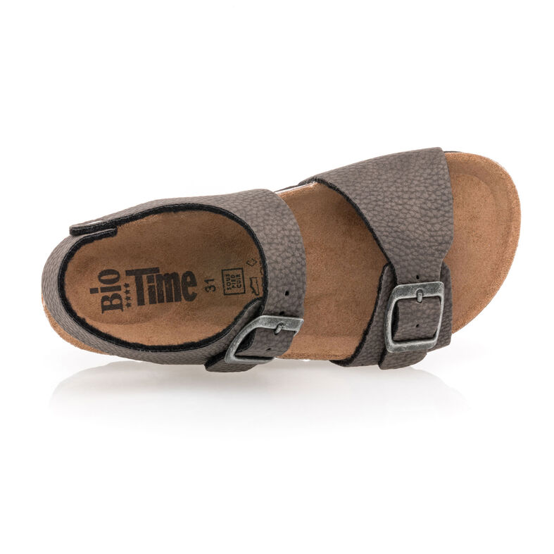 Sandalias marrones para niño / Zapatos de punta abierta