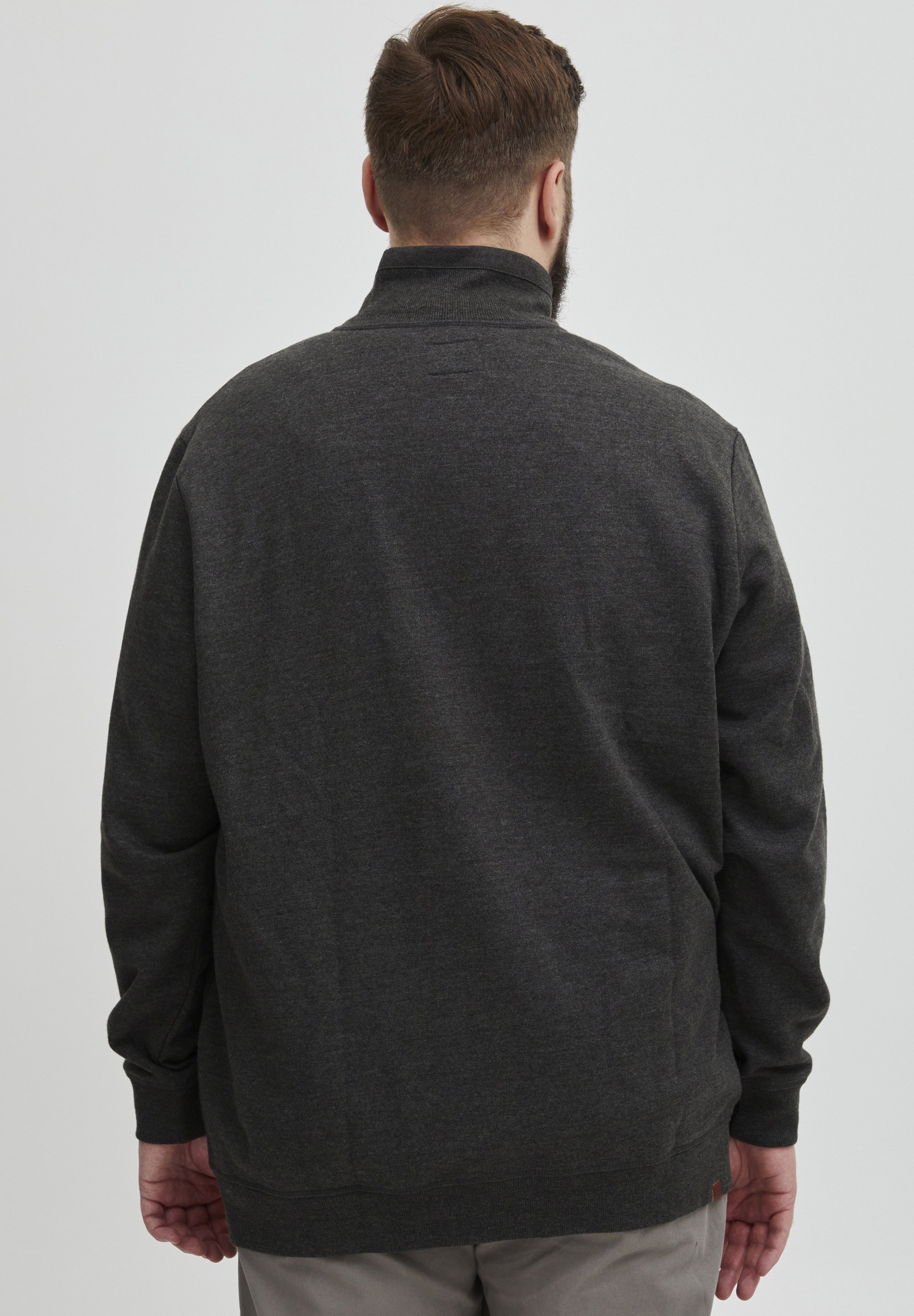 Blend BHBALIO - Sweatshirt met rits - houtskoolmix