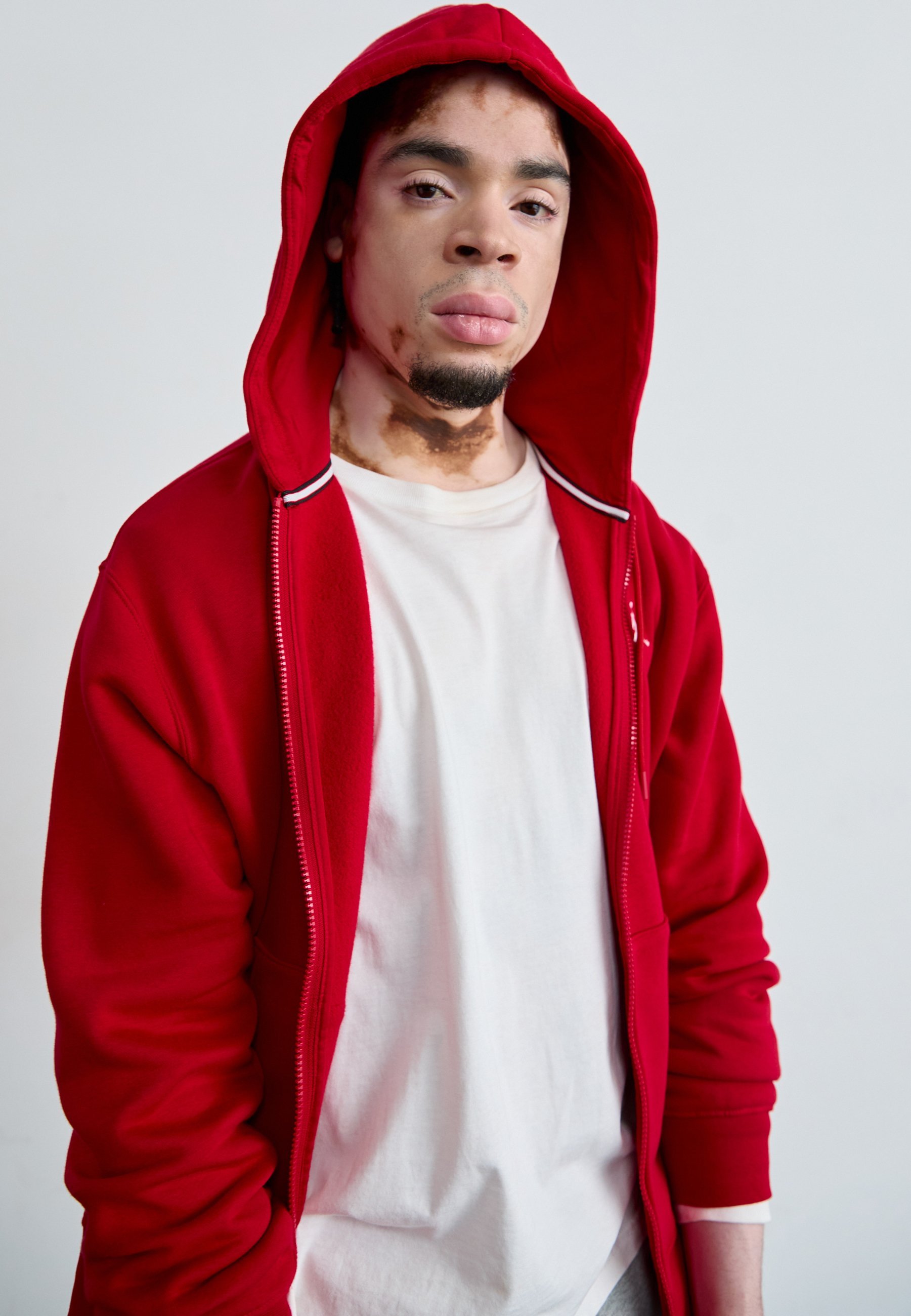 Jordan sweatshirt met rits - gymrood