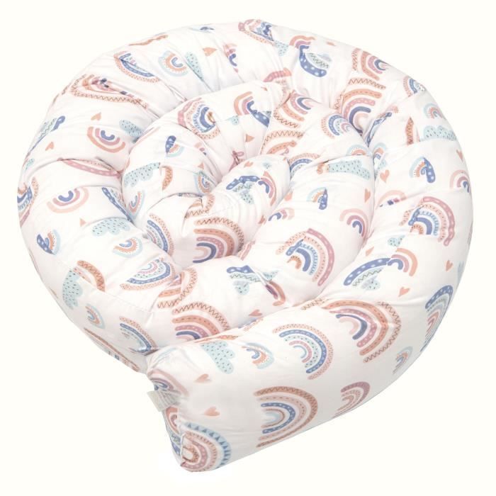 Le coussin servir de tour de lit confortable,de coussin long pour ceux qui dorment sur le côté - 160 cm - arc-en-ciel