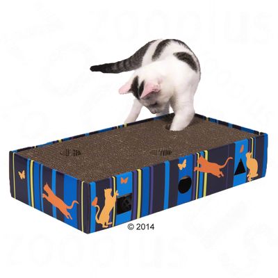 Kras- en speelmeubels van karton voor katten