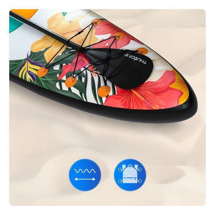 Tavola da paddle THUNDER® NOX 320 cm | Gonfiabile | Antiscivolo | Zaino | Accessori completi | Kit di riparazione