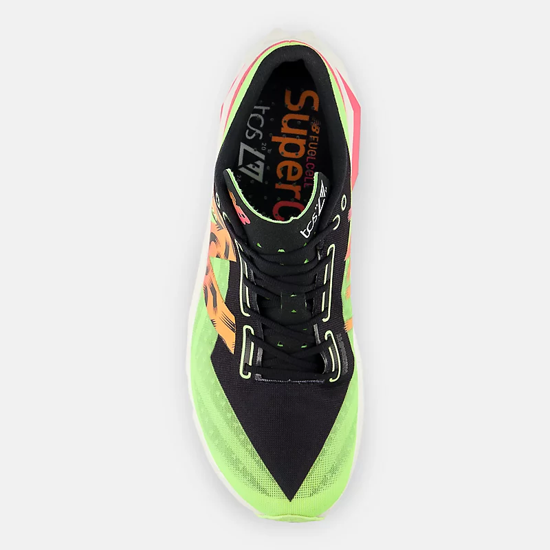 Męski TCS London Marathon FuelCell SuperComp Elitev4 – wybielona limonka, jaskrawe mango i neonowy róż