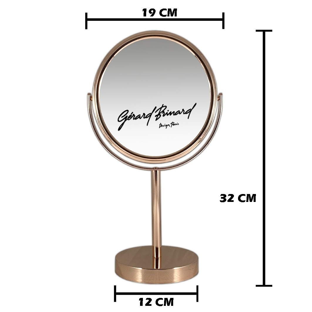 „Douglas Accessories“ kosmetinis veidrodėlis, metalinis – 5 kartų didinimas, 18 cm Ø – 1 vnt.