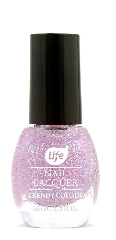 LIFE Lakier do paznokci Trendy Colour brokat 5,5 g nr 190
