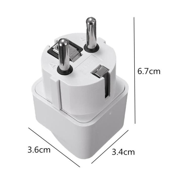Adaptador de corriente universal AVANC, enchufe para Reino Unido, EE. UU., UE y Australia, convertidor de viaje de 250 V y 10 A.