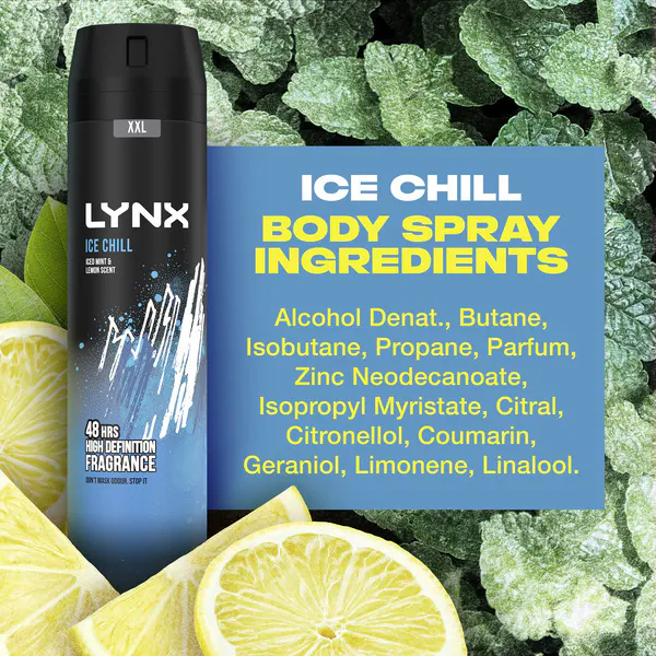 Lynx dezodorant v spreji Ice Chill 250ml
