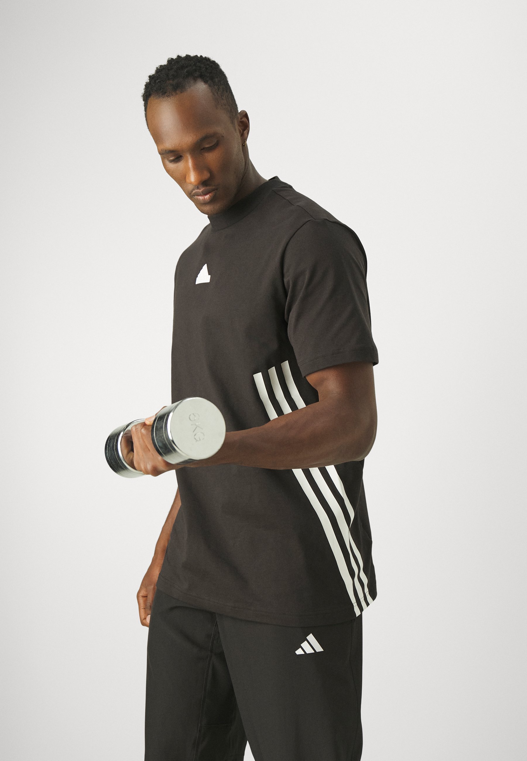 adidas Performance TRAIN ESSENTIALS TRAININGSPANTS - Trainingsbroek - zwart/wit