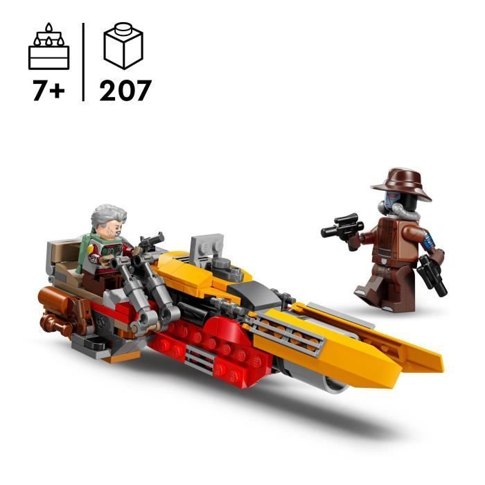 LEGO Star Wars 75437 Le Speeder de Cobb Vanth - Jouet de Construction dès 7 ans - Cadeau