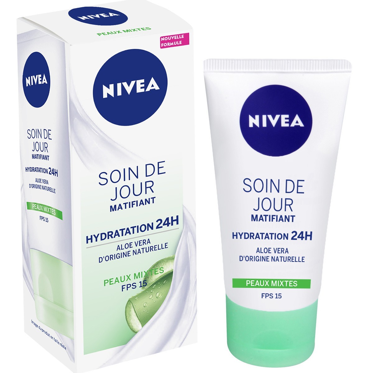 NIVEA Soin de Jour Matifiant hydratante 24H Aloé Vera peaux mixtes