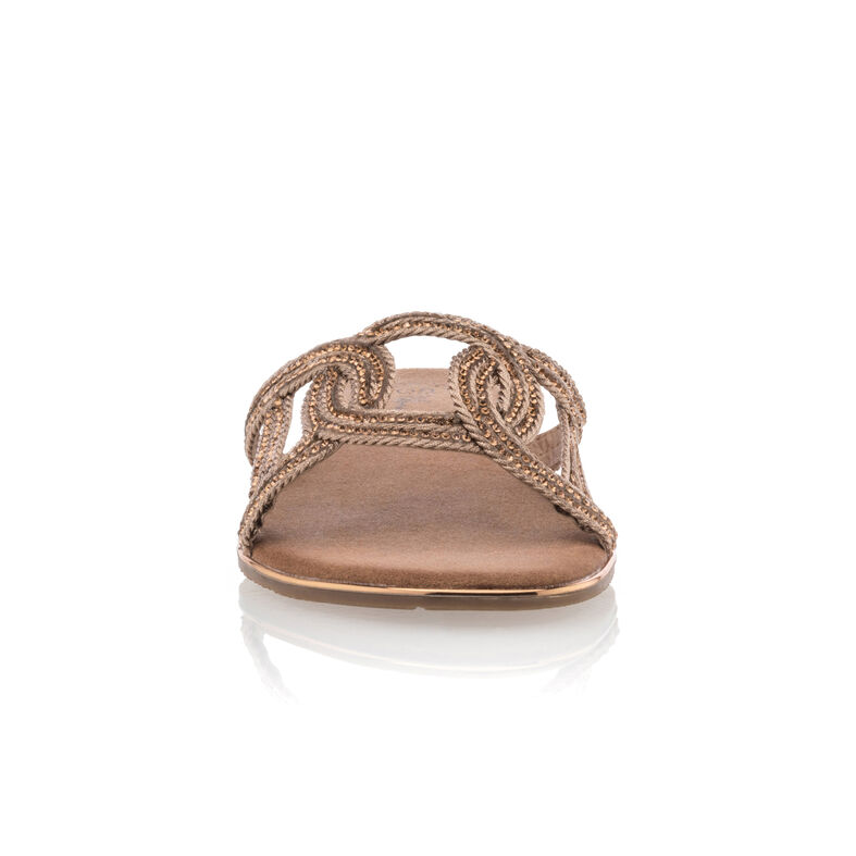 Zuecos/mules rosas para mujer