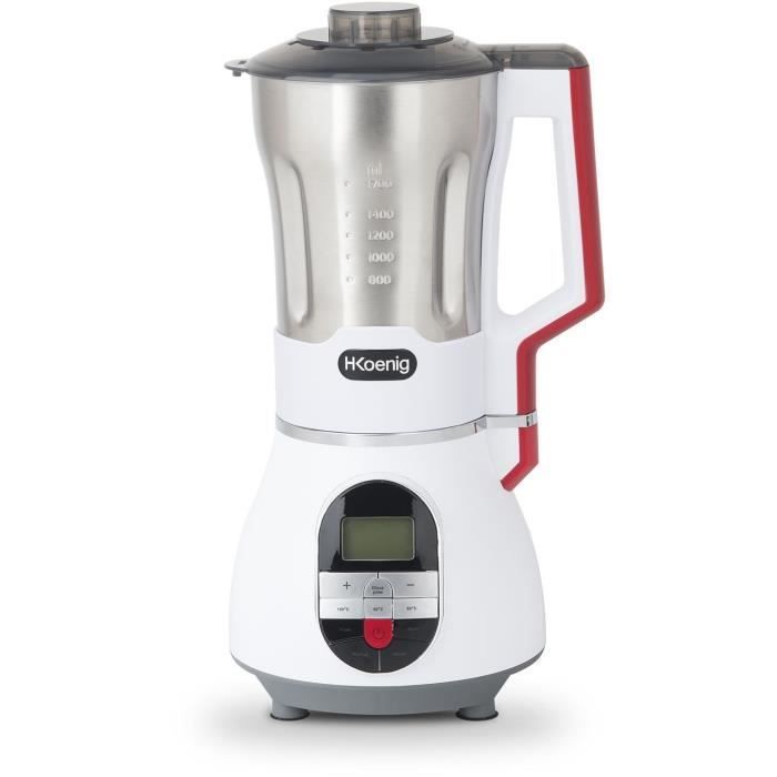 Heated Blender - H.Koenig - MXC36 - 900 W - 1.4 L - Stainless Steel - 3 Speeds + Pulse
