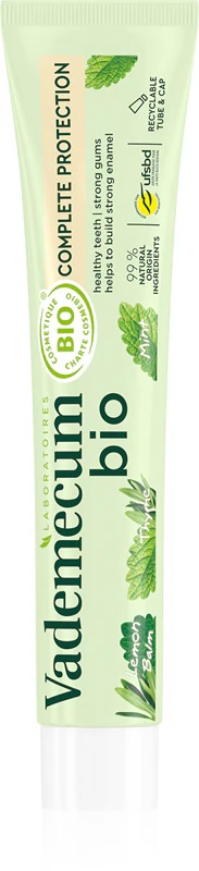 Vademecum BIO Complete Protection augu izcelsmes zobu pasta visaptverošai zobu higiēnai
