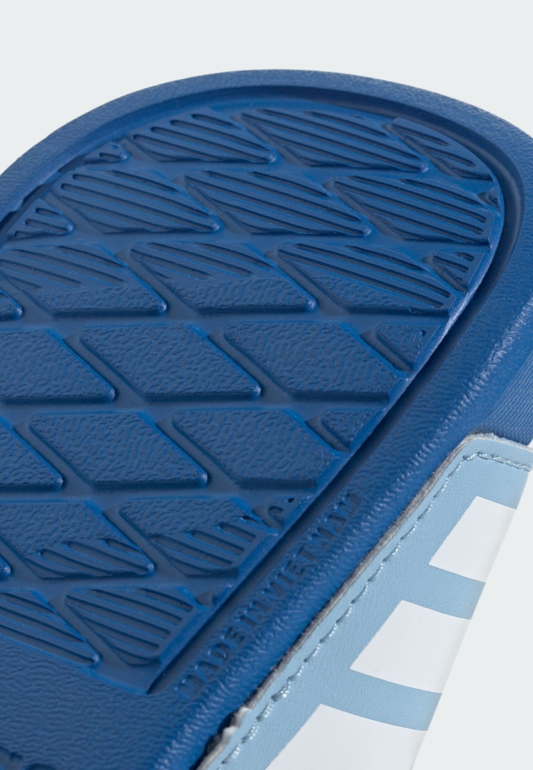 adidas Sportswear ADILETTE ESTRAP KIDS - Zwembadslippers - heldere lucht, wolken, wit, helder koningsblauw