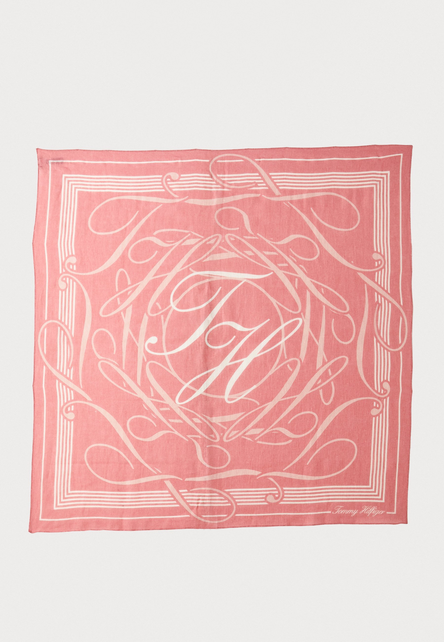Tommy Hilfiger SUMMER SQUARE - Foulard - gewassen kersenrood