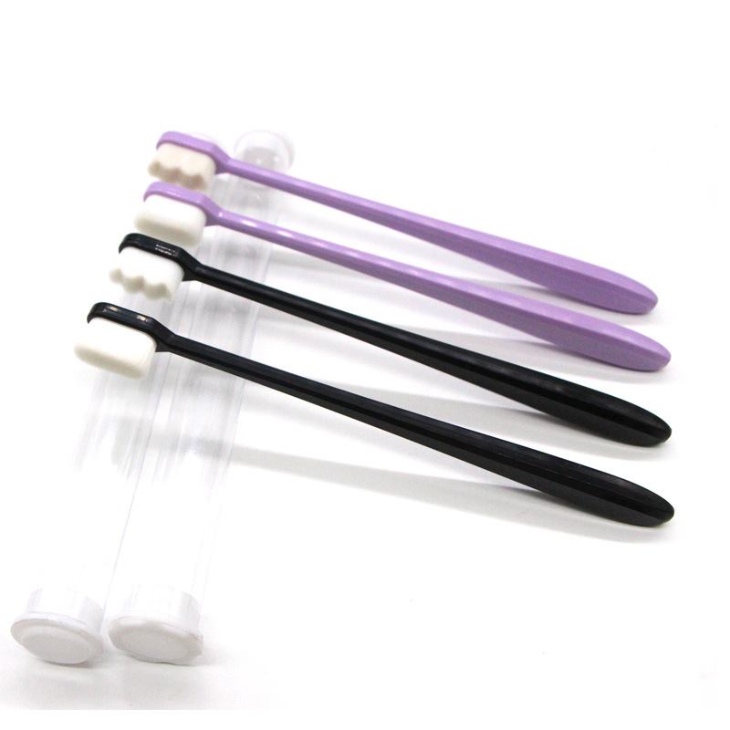 Ultra fine Toothbrushes Wave Nano Million Bristles Micro Soft Tooth Brush With Holder Portable Oral Care Eco Product Brushes