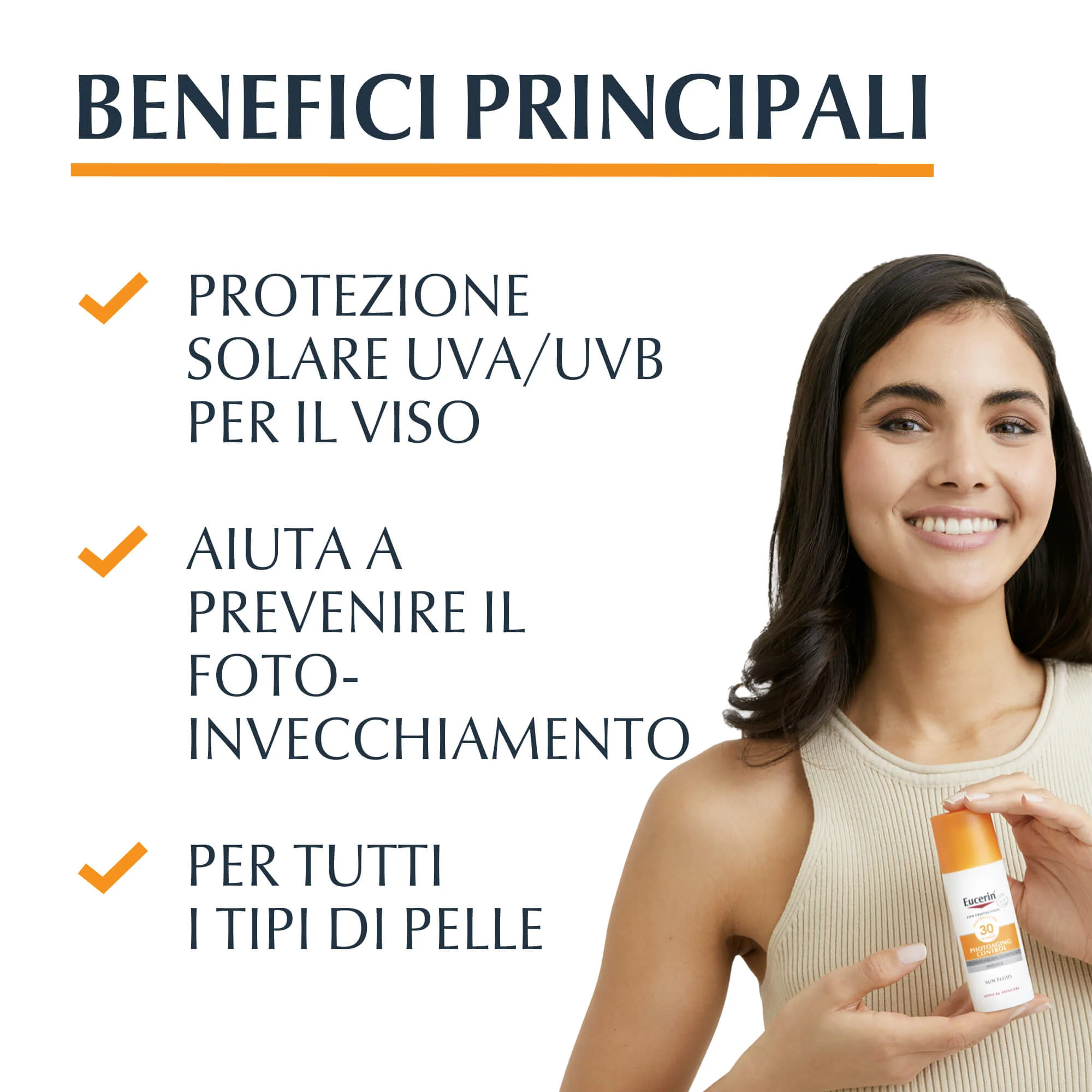 Sun Protection Photoaging Control Face Sun Fluid SPF30 - Solare viso alta prot.