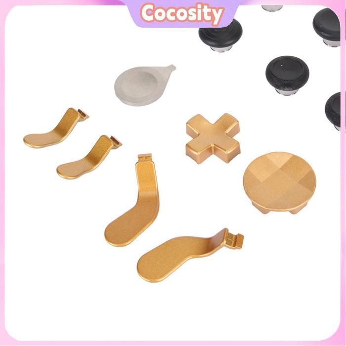 Kit de repuesto para pulgar Cocosity, kit magnético de metal para proyector de vídeo, negro/dorado